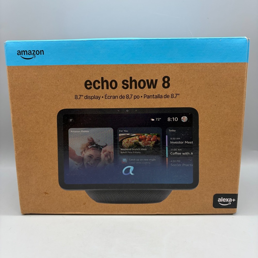 Amazon Echo Show 8 Smart Display (4th Gen) - Graphite - Sealed